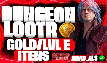 CONTA DUNGEON LOOTR - GOLD/STARS/SPINS (ENTREGA AUTOMATICA)