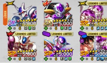 DRAGON BALL LEGENDS UL COOLA LR FREEZA + TIME ESTRELADO