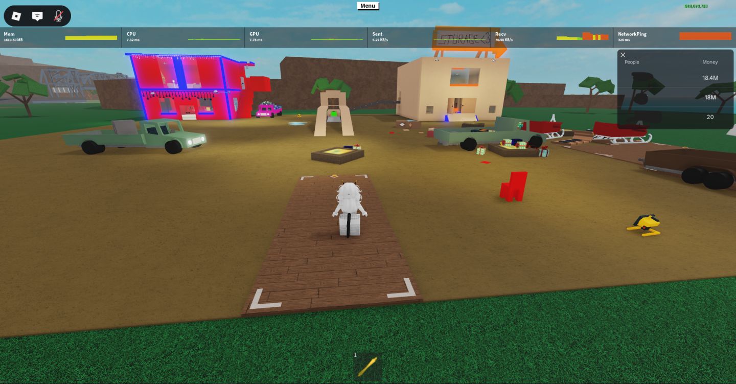 Conta Roblox muitos jogos upados e com Gamepasses e Itens Raros