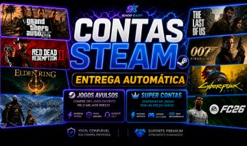 [MAIS BARATO] JOGOS CONTA STEAM LANÇAMENTOS - STEAM OFFLINE [ENTREGA AUTOMÁTICA]