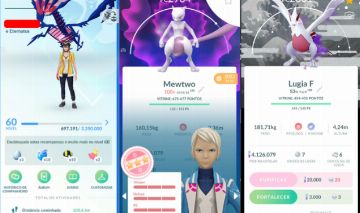 CONTA POKÉMON GO LEVEL 60 | 76 LENDARIO | 159 EVENTO | 4KK DUST | MEWTWO IV100