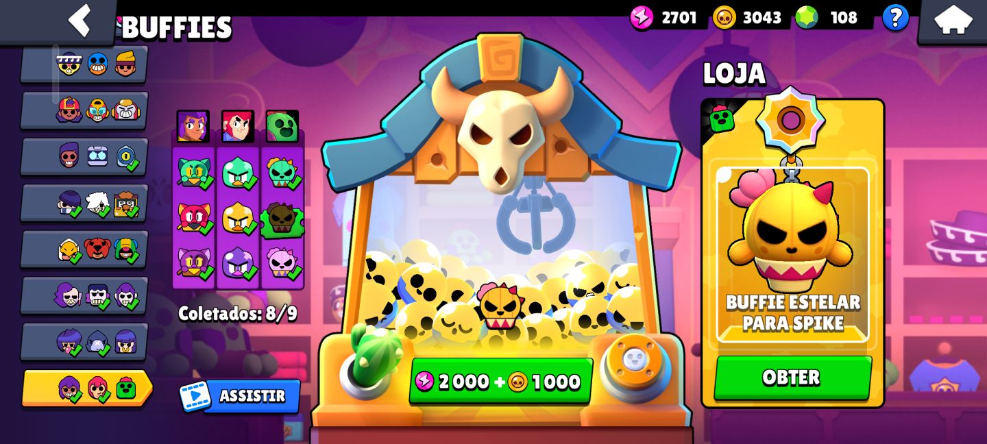 Conta de Brawl Stars Gemada com 87 mil troféus | 100% Acesso