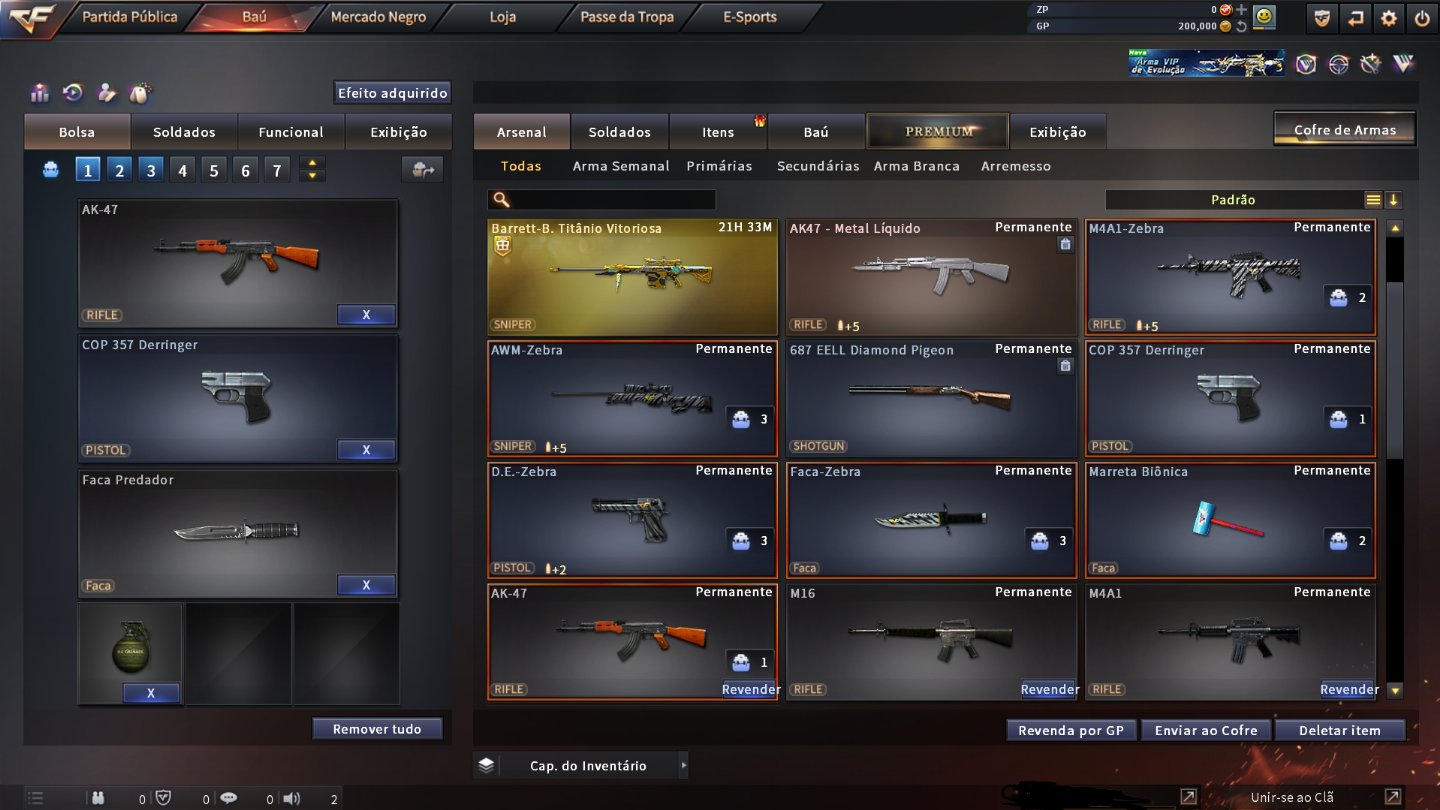 Contas barrinha de ouro (2 tenente) para crossfire