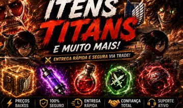 Attack on Titan Revolution | Itens via Trade | Entrega Rápida e Segura