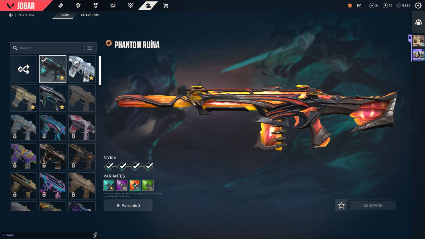 CONTA VALORANT FULL ACESSO EX IMORTAL LOTADA DE SKINS + DADOS DE RECUPERAÇÃO