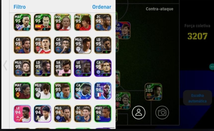 CONTA EFOOTBALL RARA! THIAGO ALCÂNTARA + MESSI DO PACK + BATISTUTA E+++++!