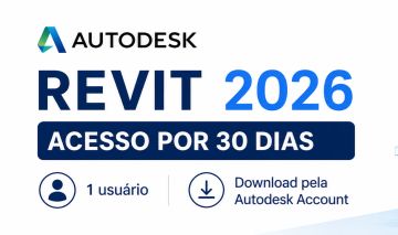 Autodesk Revit 2026 Original Assinatura Mensal 1 Usuário