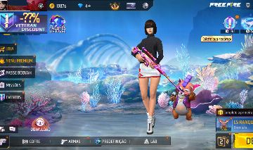 Conta de Free Fire Gemada( Valor a negociar)