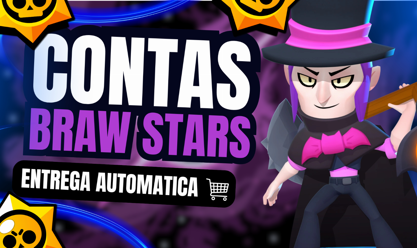 [MAIS VENDIDO!! 90%] BRAW STARS CONTAS UPADADAS 70% OFF [ENTREGA AUTOMÁTICA]
