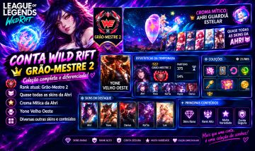CONTA WILD RIFT GRÃO-MESTRE 2