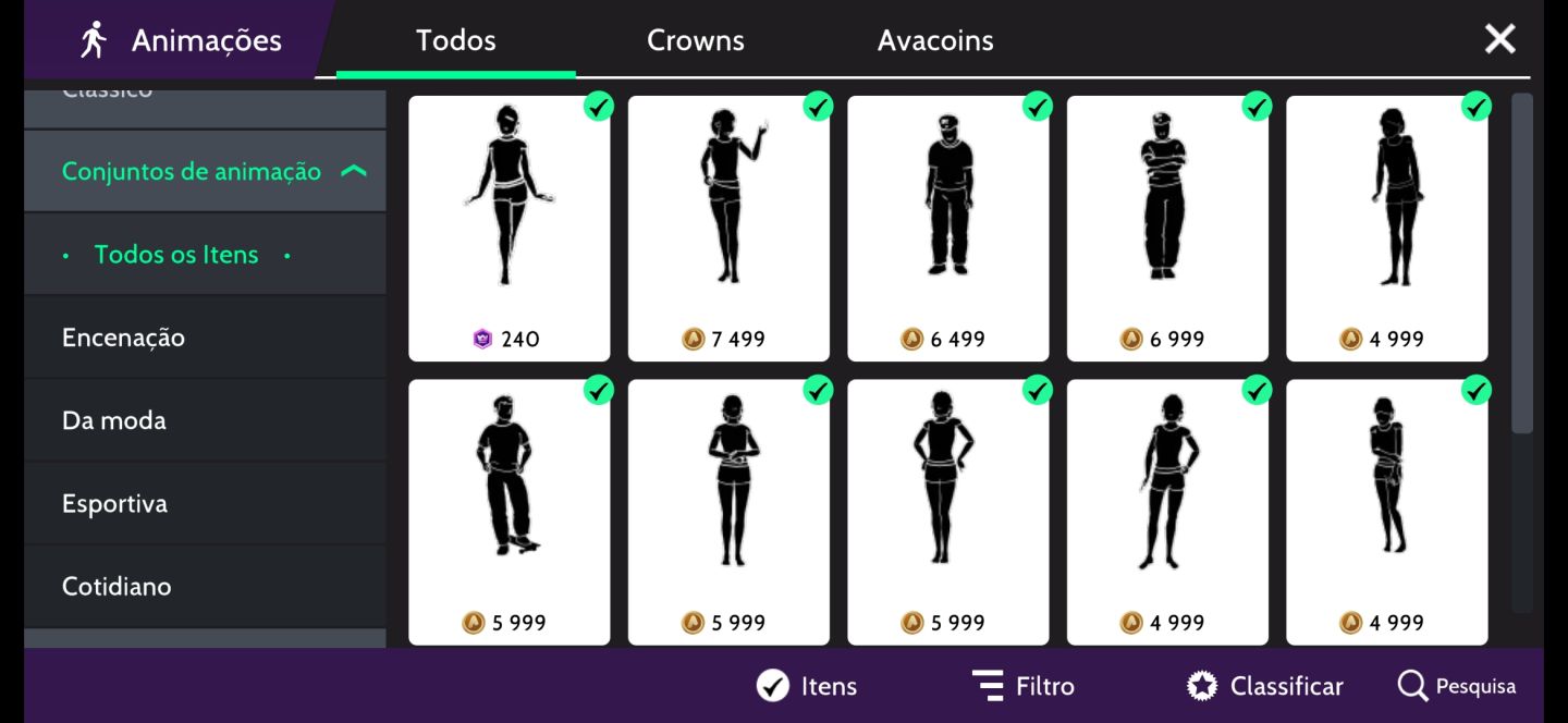 CONTA AVAKIN NÍVEL 31-Vem dar uma olhada