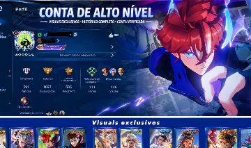 HONOR OF KINGS Conta PREMIUM | 2 Flawless + 2 Jujutsu + Precious Sun Ce