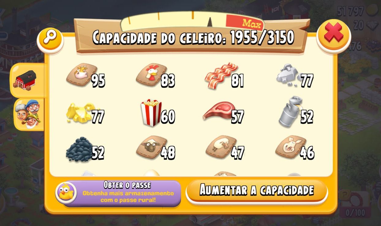 Fazenda Hay Day Lv 66