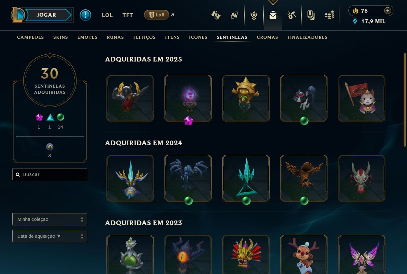 CONTA LOL FULL ACESSO CONTA RARA MAIN KATARINA TODAS AS SKINS DE KAT 275 SKINS!