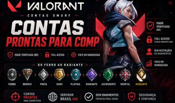 CONTAS VALORANT | PRONTAS PARA COMP | IDADE VERIFICADA | FULL ACESSO