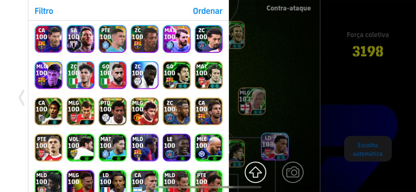 (NOVO MENOR PREÇO) CONTA DE EFOOTBALL COM VÁRIOS ÉPICOS E JOGADORES RAROS!