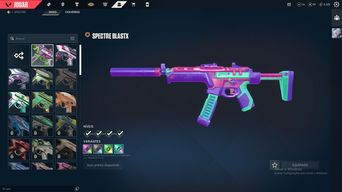 CONTA VALORANT EX IMORTAL '' 1,170 EM SKINS '' CONTA ANTIGA