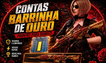 CONTA CROSSFIRE - BARRINHA DE OURO - PRONTAS PARA RANKED + HK PERMANENTE