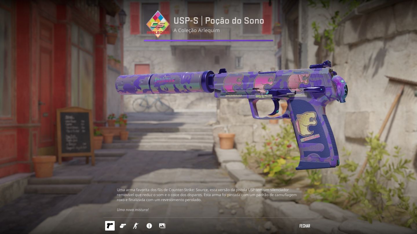 USP-S | Poção do Sono (FN - FLOAT BAIXO)