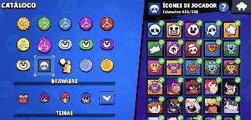 Conta de brawl stars com todos os brawlers e muito recurso