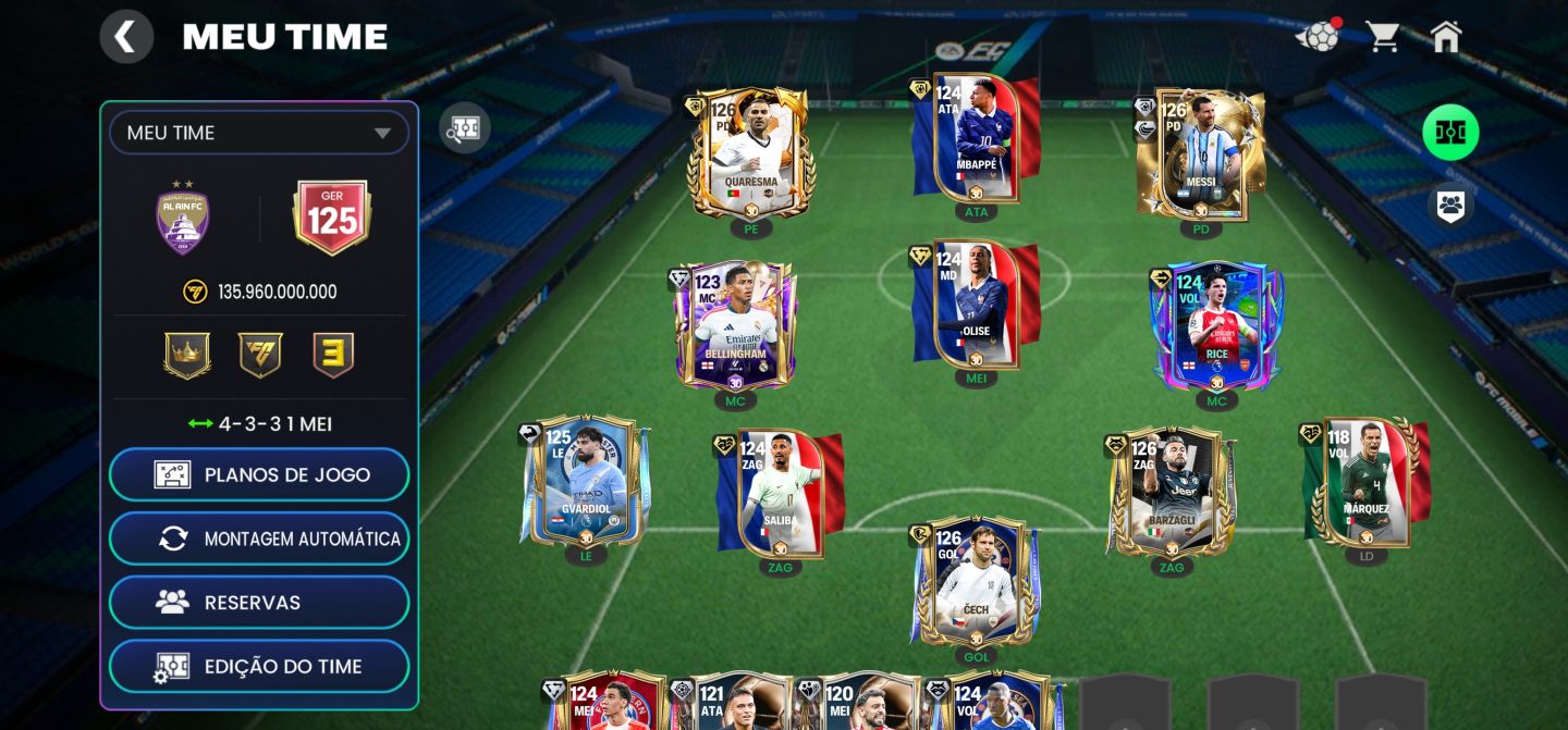 Vendendo conta top de fc mobile/antiga