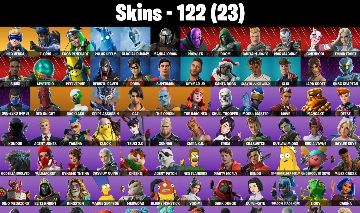 CONTA FORTNITE COM 122 SKINS NEO VERSA/FLORIN/FNCS RENEGADE/PARIENTAL COM PIN