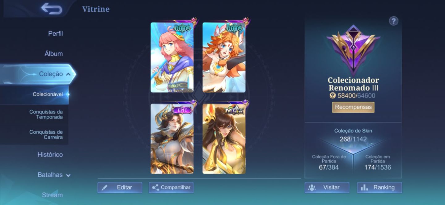 Conta Mobile legends