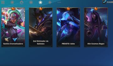 CONTA WILD RIFT LAST SEASON GRAO MESTRE - ATUAL DIAMANTE 1