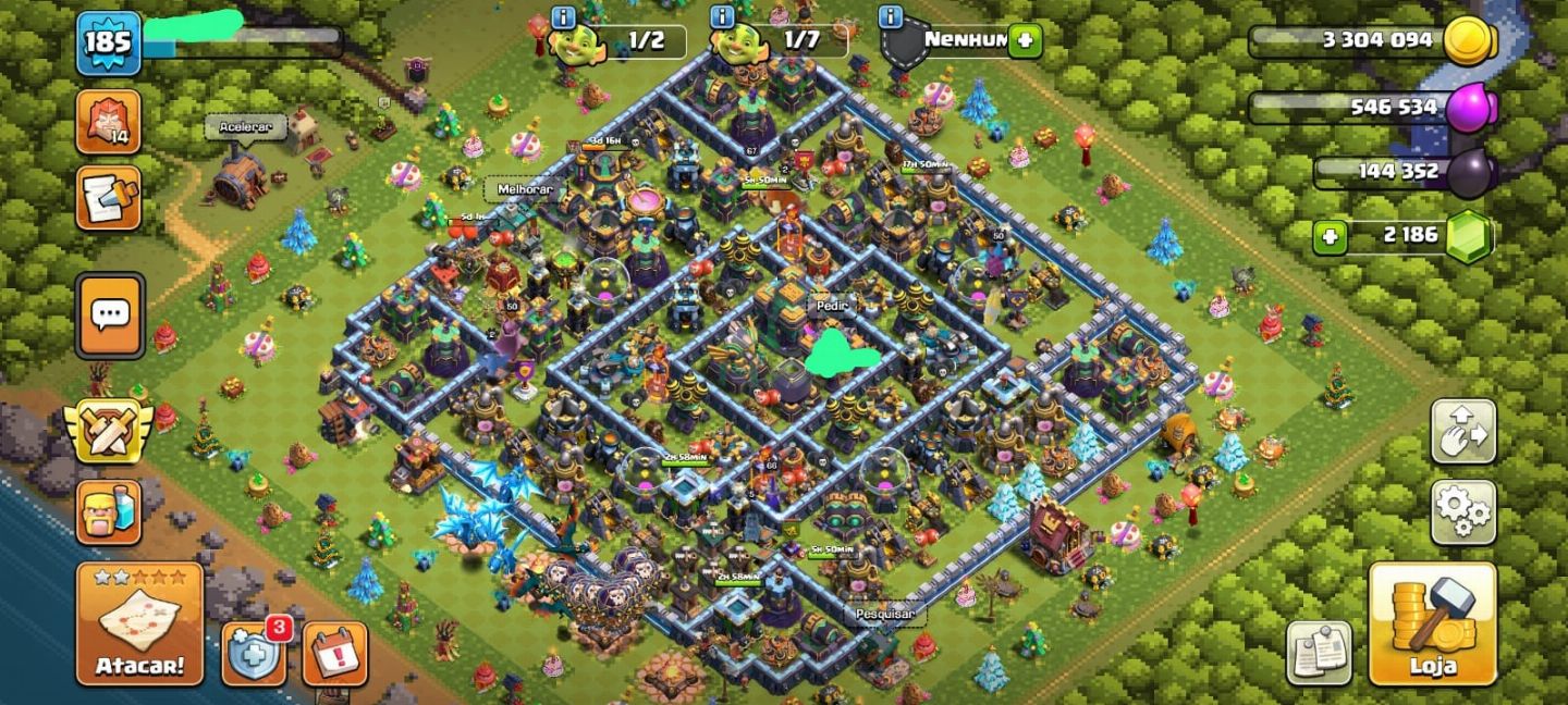 CHANCE ÚNICA! Conta Clash of royale nivel 15 e Clash of Clans CV 14