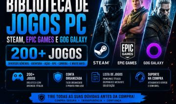 Biblioteca de Jogos PC | Steam 200+ Jogos
