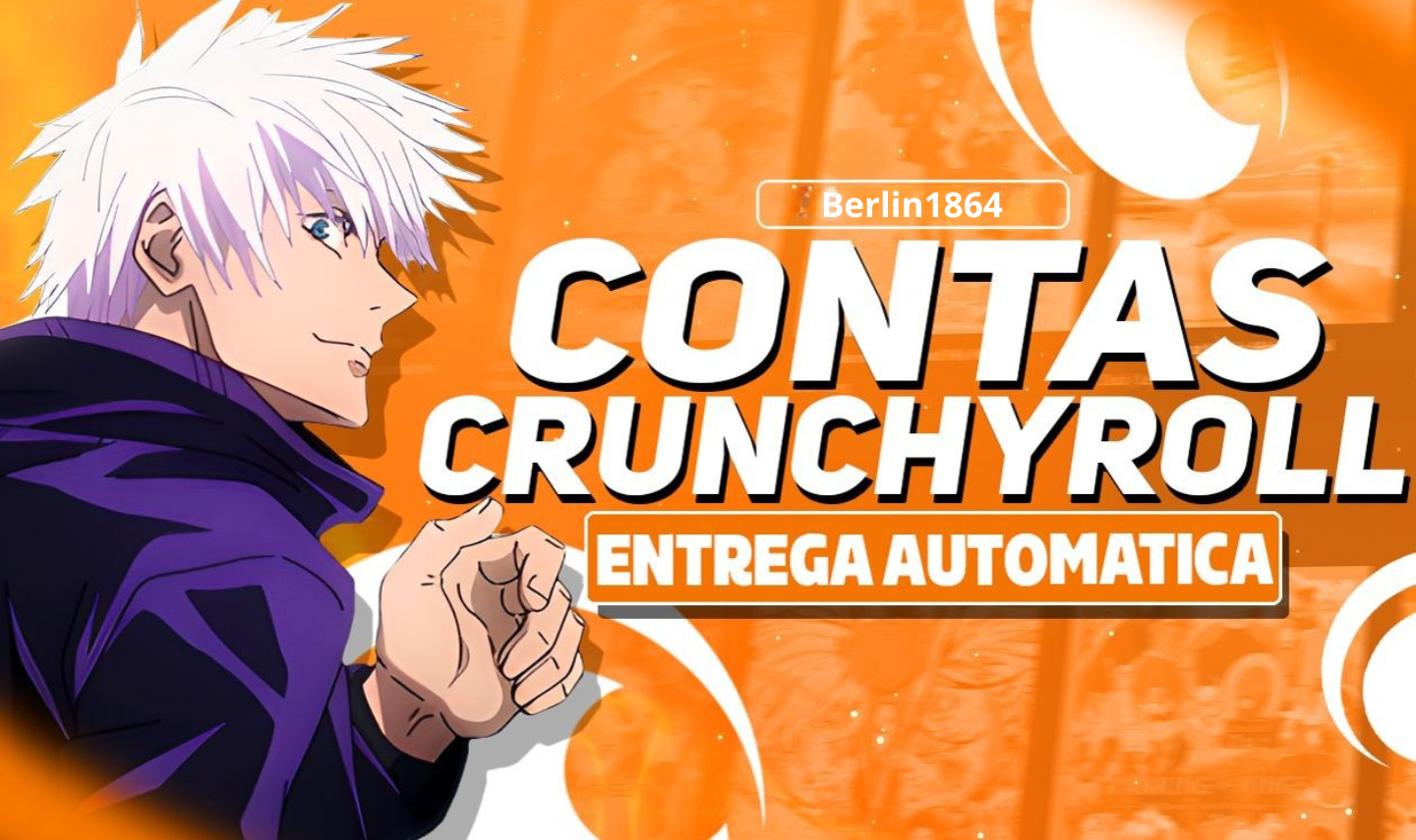CRUNCHYROLL MEGA FAN CONTA PRIVADA SOMENTE SUA ENTREGA AUTOMÁTICA
