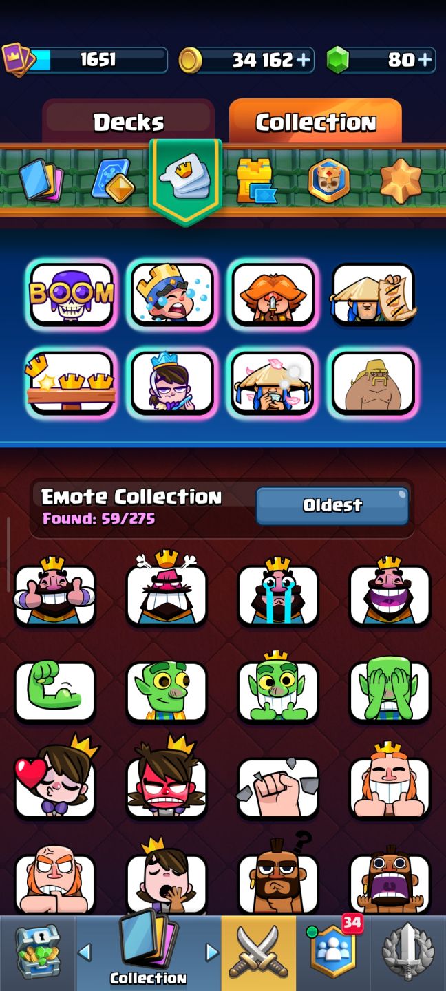 Conta clash royale level máximo!