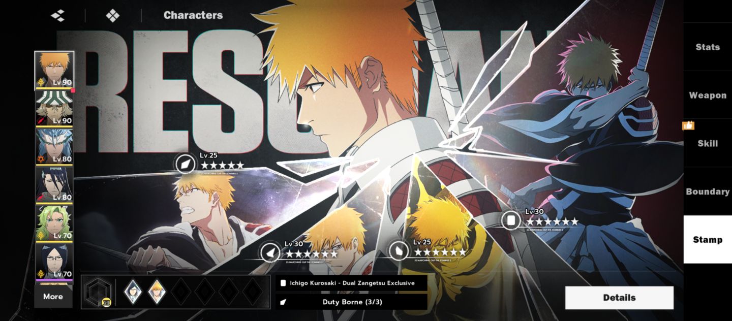 Conta de Bleach soul resonance