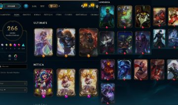 266 SKINS: 3 ULTIMATES, 3 MITICAS, 16 LENDARIAS, 116 EPICAS E MT MAIS! (FA)