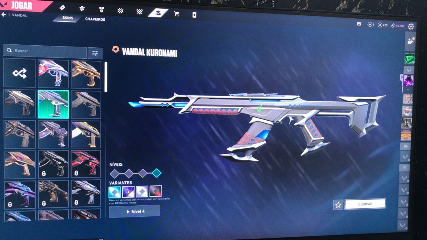 CONTA DE VALORANT COM MUITAS SKINS!!