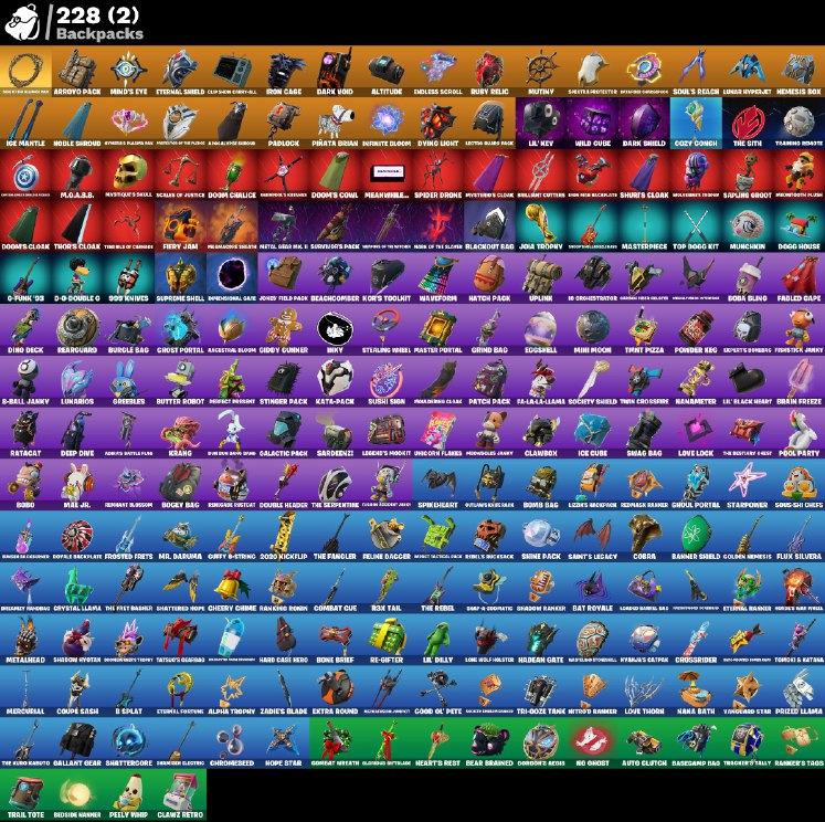 Conta de Fortnite +200 skins, passes og cap 1 + conta da epic com 36 jogos