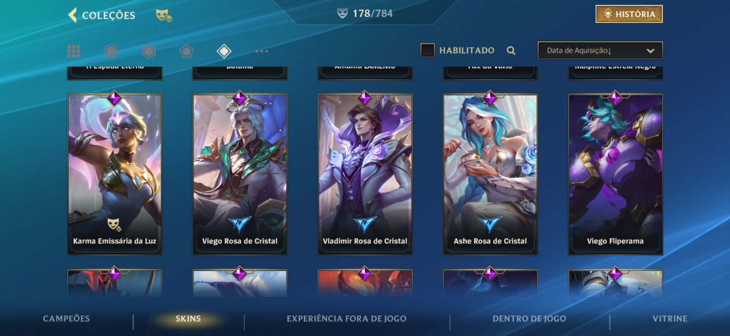 CONTA WILD RIFT,MUITAS SKINS DE ADC E JG, 2 SKIN j4 MISTICAS INCLUINDO J4 HEXTEC