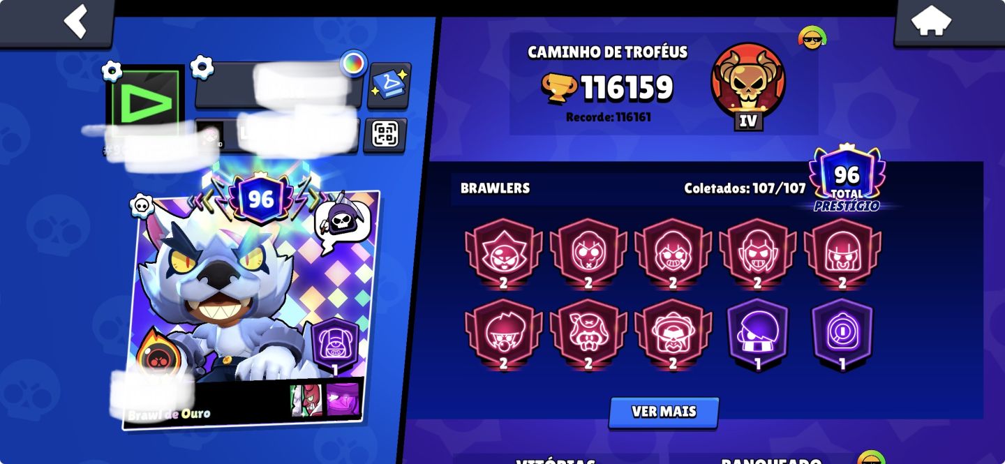 Conta com 116k brawl stars