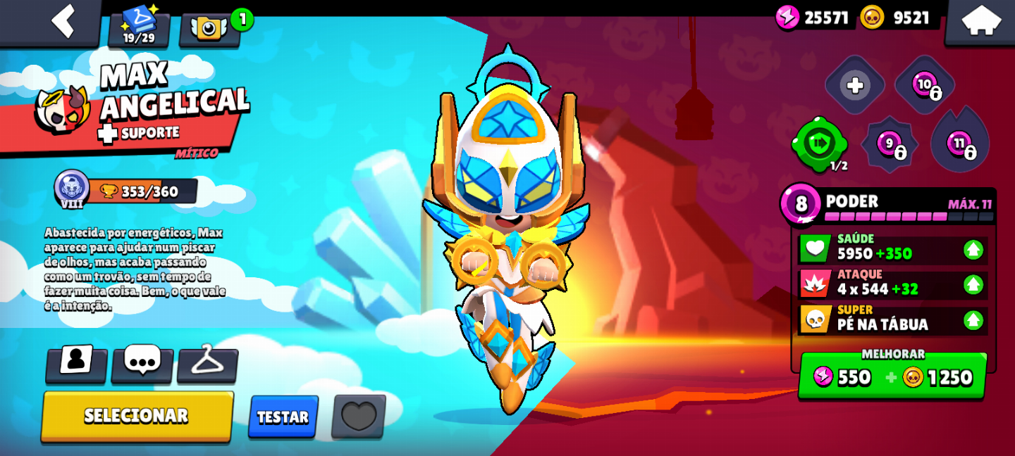 CONTA SUPER RARA BRAWL STARS 30K+ TROFÉUS