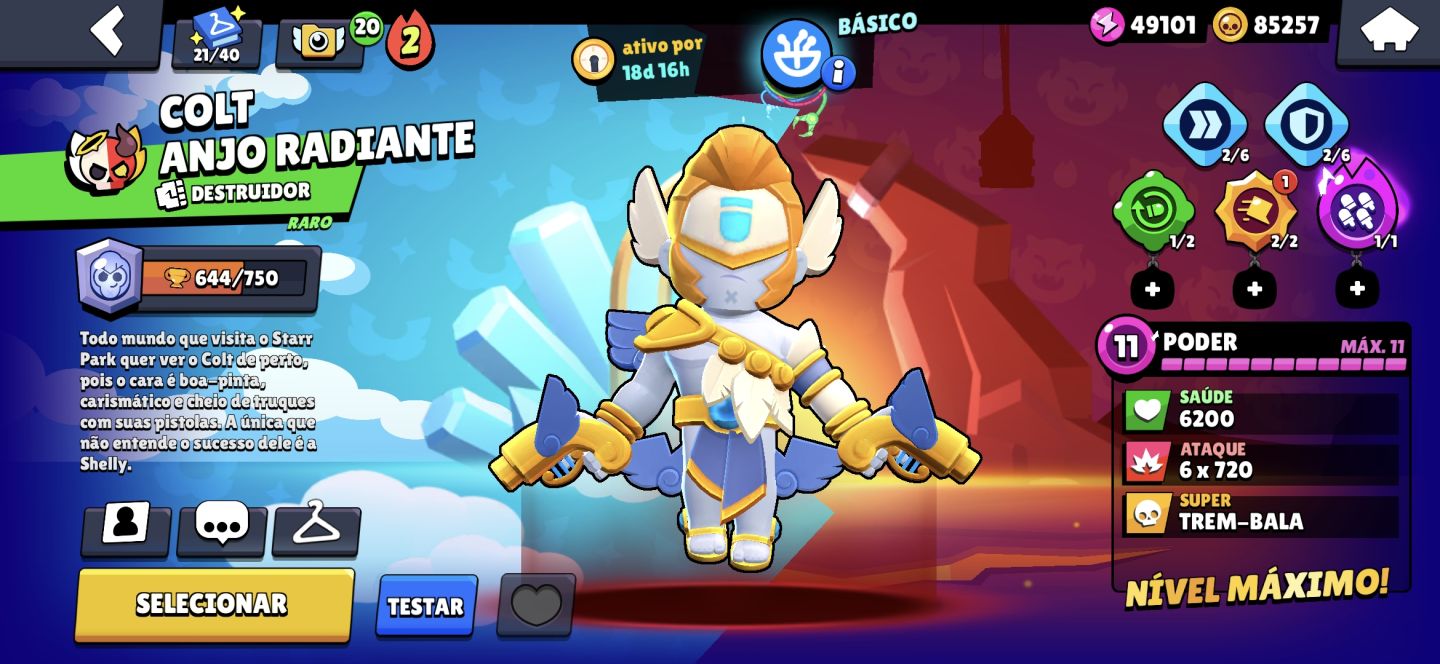 CONTA BRAWL STARS(MELHOR PREÇO) SPIKE,CHESTER,SANDY