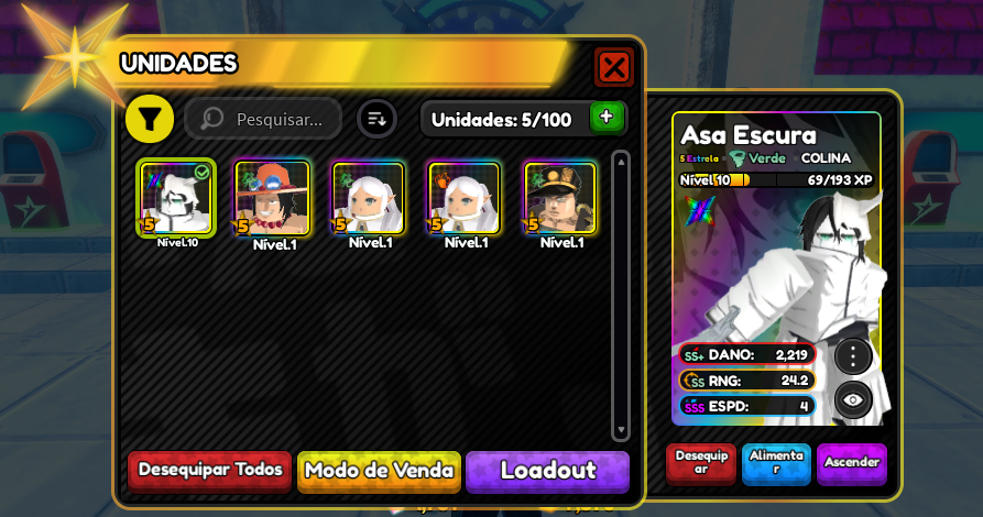ASTDX Contas e Serviços [All Stars Tower Defense]