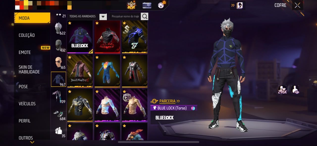 CONTA COM QUASE 1K DE PEITORAL PRIME 8 MUITO GEMADA