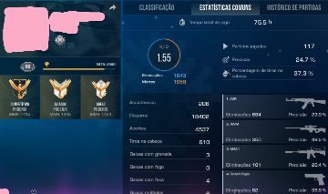 Conta standoff 2 Smurf Lv 70
