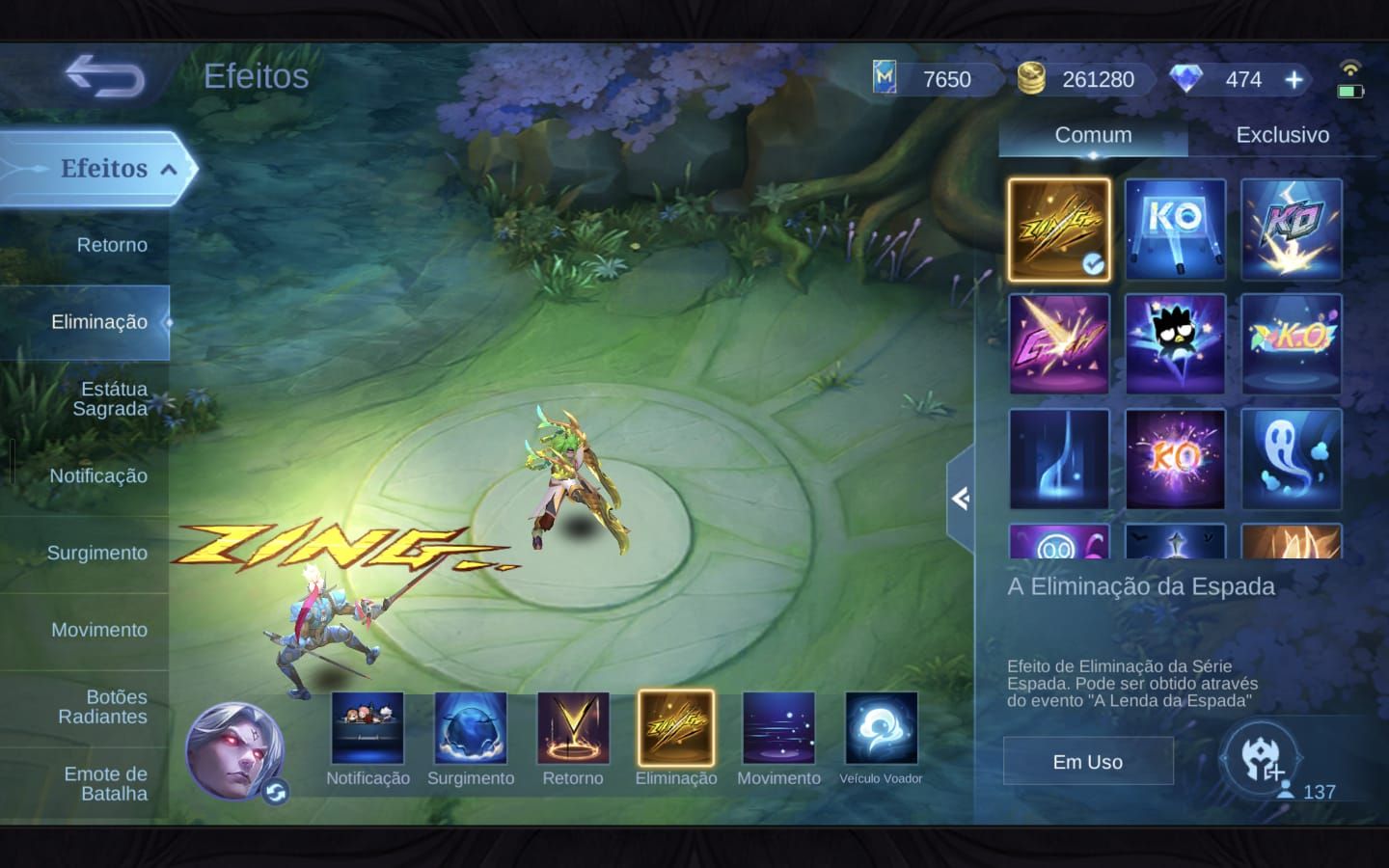 CONTA MOBILE LEGENDS À VENDA ALTA EXPERIÊNCIA | GLÓRIA MÍTICA | 251 SKINS