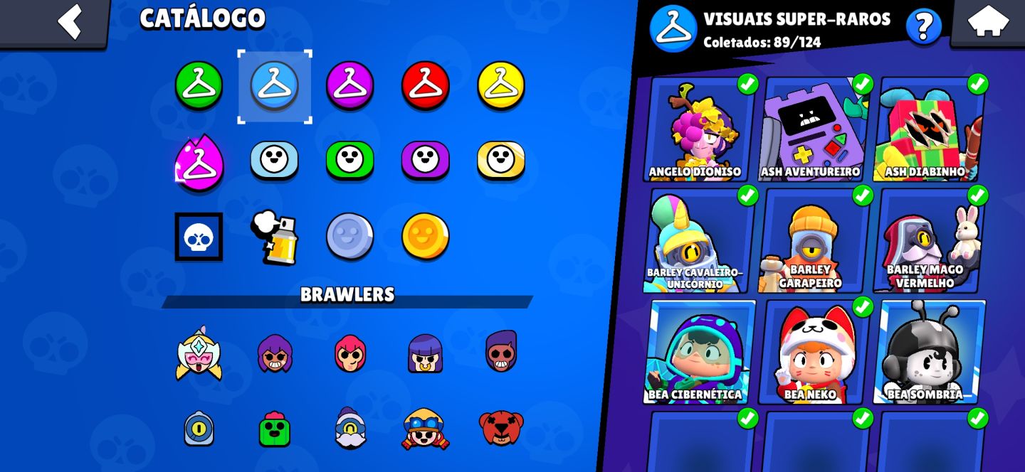 CONTA BRAWL STARS FULL || 71K TROF || TDS BRAWLERS, HIPER, BUFFIES || 300+ SKINS
