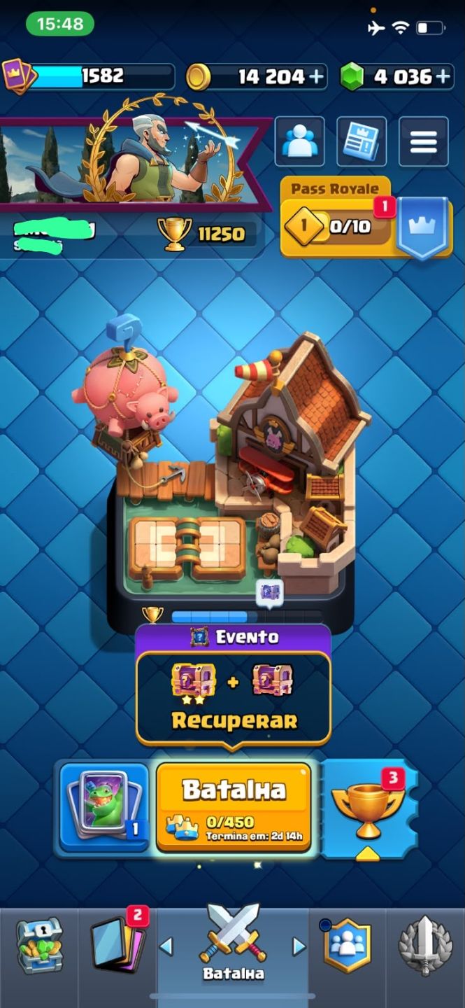 Conta clash Royale 11,250 k troféu