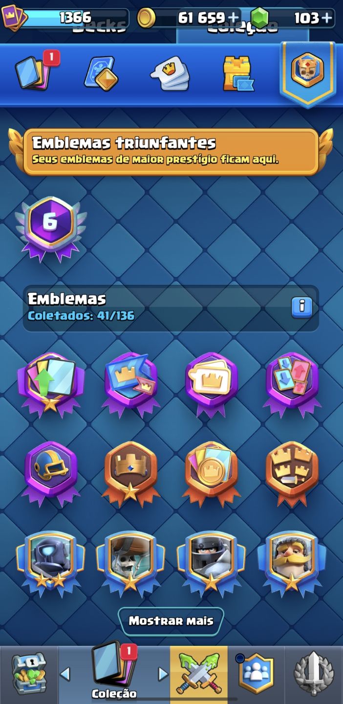 Conta de Clash Royale boa