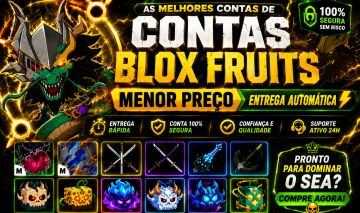 CONTAS BLOX FRUIT - (GodHuman/Lendária Garantida/Míticas/Kitsune/ Frutas)