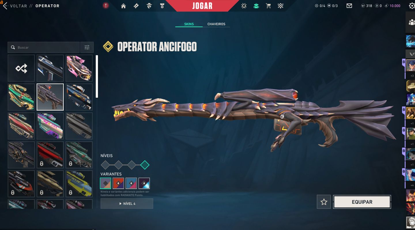 Conta Muito Rara 4600 Gastos 164 skins - As melhores skins, kuronami, champions