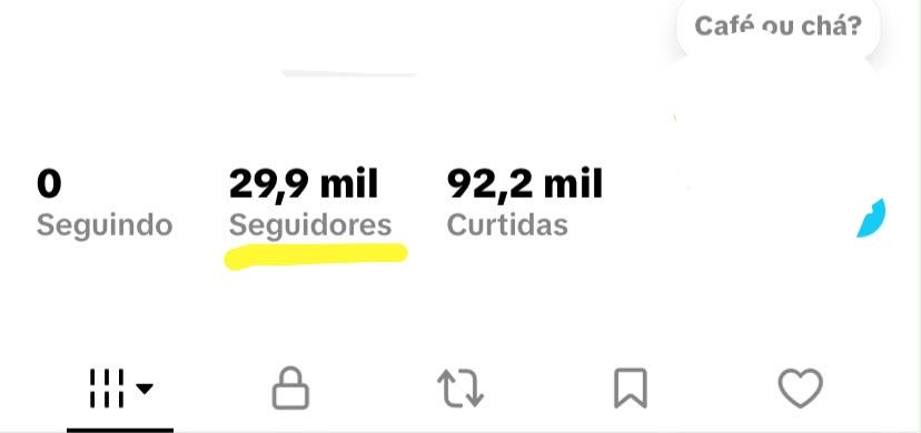 CONTA TIKTOK BR 29.9K SEGUIDORES REAIS